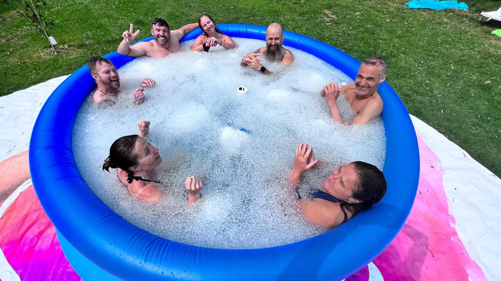 Un coach qui loue un ice bath pour une journée